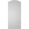 Ekena Millwork Arch Top Surface Mount PVC Gable Vent: Functional, w/ 3-1/2"W x 1"P Standard Frame, 18"W x 40"H GVPAR18X4001SF - alternate 2